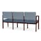 Lesro 3 Seat Tandem Seating W/ No Center Arms, 65 in W 26 in L 31.5 in H, Lenox Series LW3101 - alternate 2